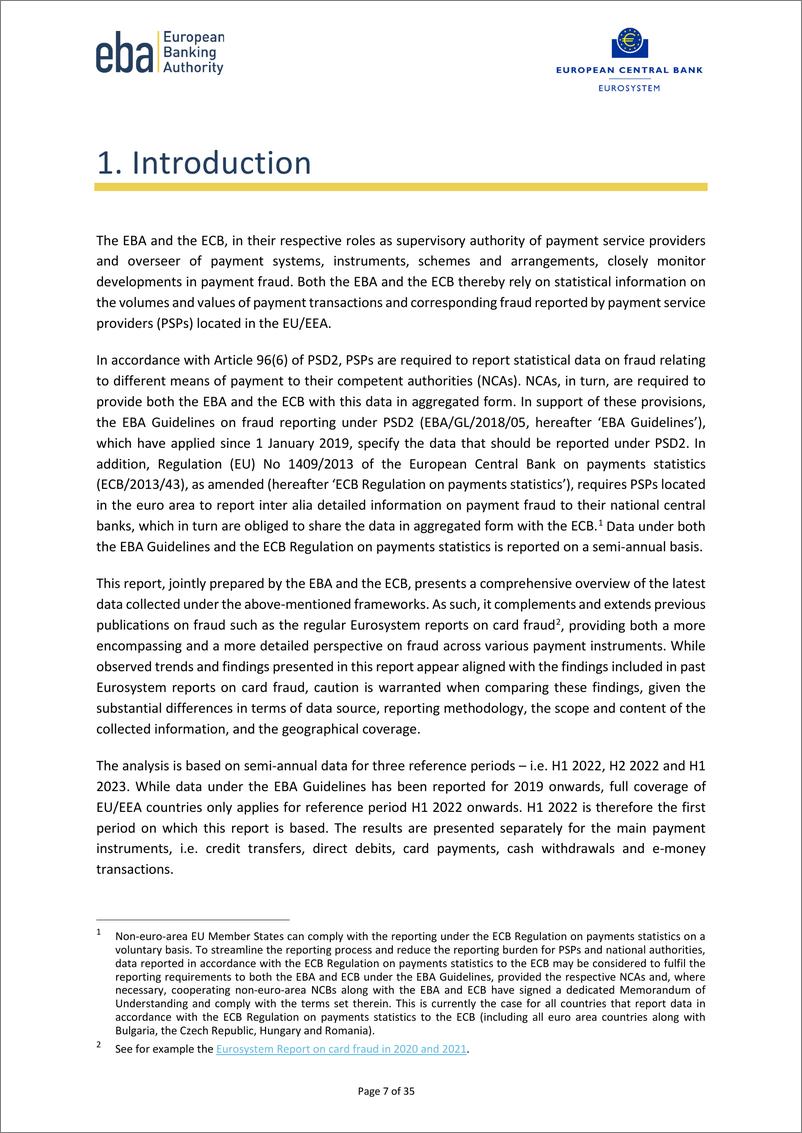 《欧洲央行-2024年支付欺诈报告（英）-35页》 - 第7页预览图