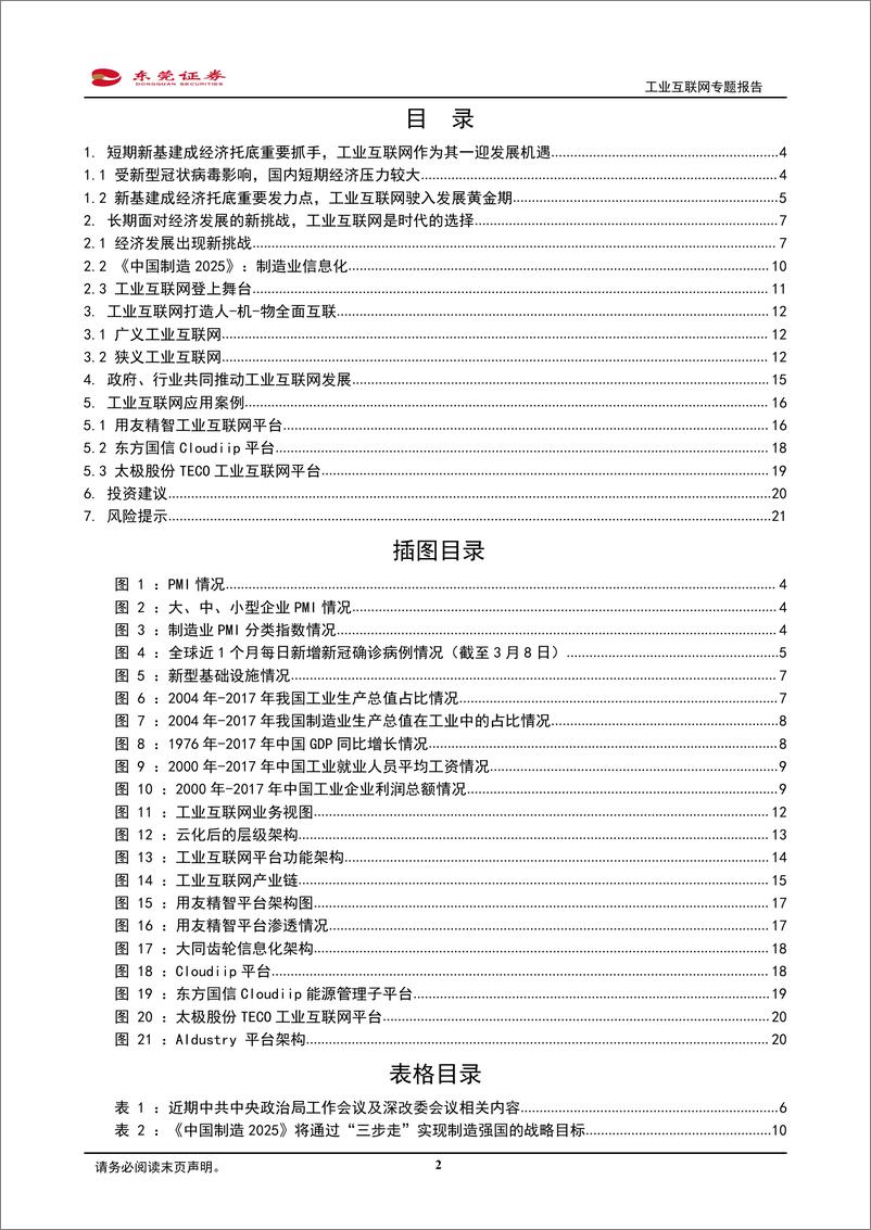 《工业互联网行业专题报告：新基建迎政策东风，工业互联网发展有望提速-20200311-东莞证券-22页》 - 第3页预览图