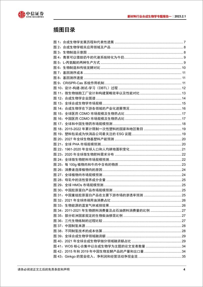 《新材料行业合成生物学专题报告一：拥抱合成生物学产业化加速阶段的成长高确定性-20230201-中信证券-49页》 - 第5页预览图