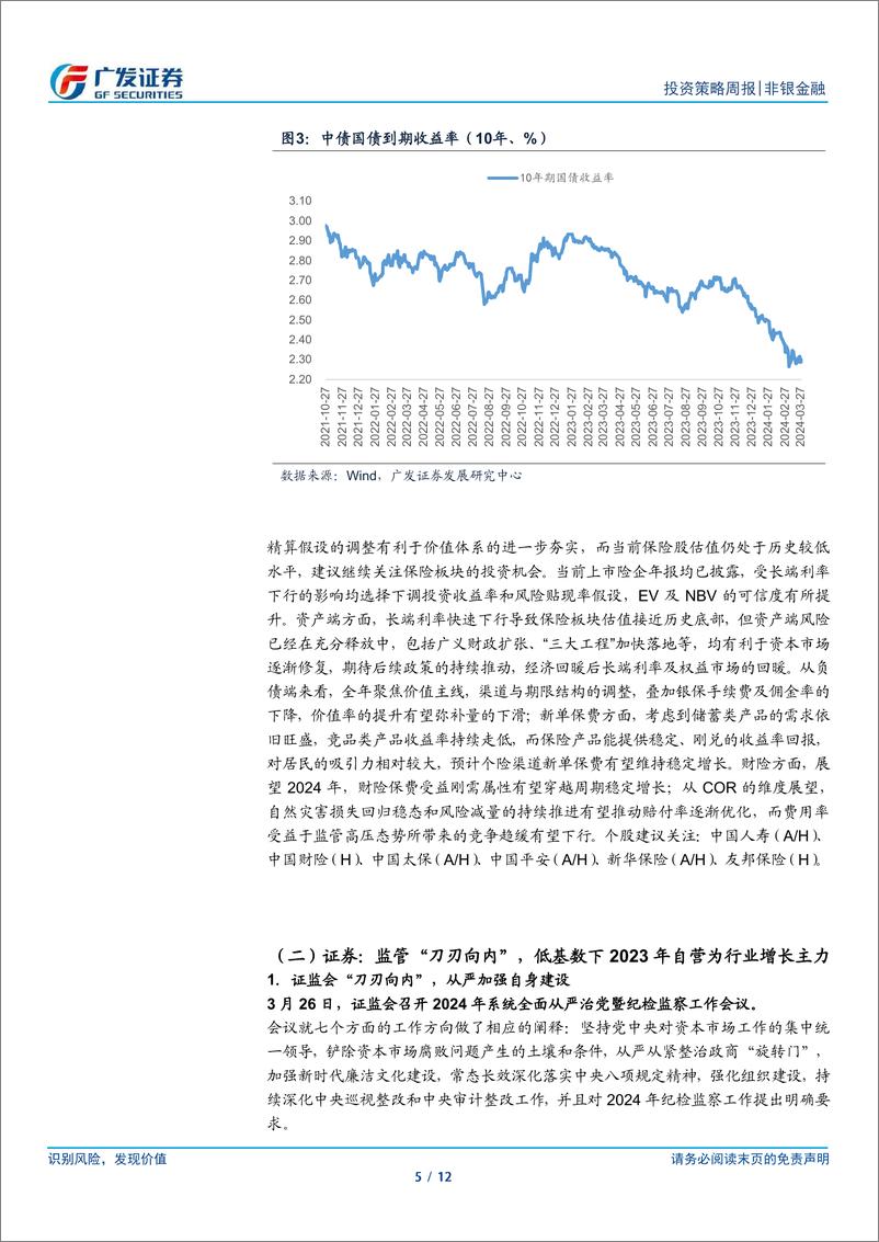 《非银金融行业：行业整体业绩筑底，关注个股分化机遇-240331-广发证券-12页》 - 第5页预览图