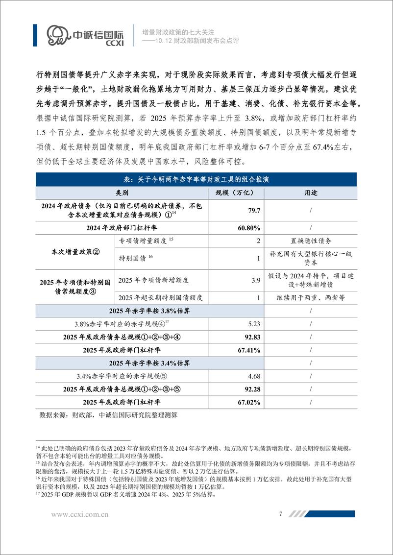 《增量财政政策的七大关注——10.12财政部新闻发布会点评-9页》 - 第7页预览图