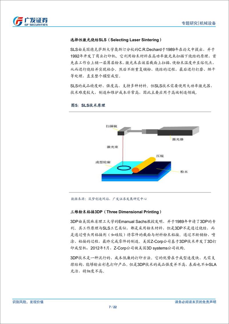 《广发证券-机械行业新兴领域专题研究-3D打印开启制造新时代》 - 第7页预览图