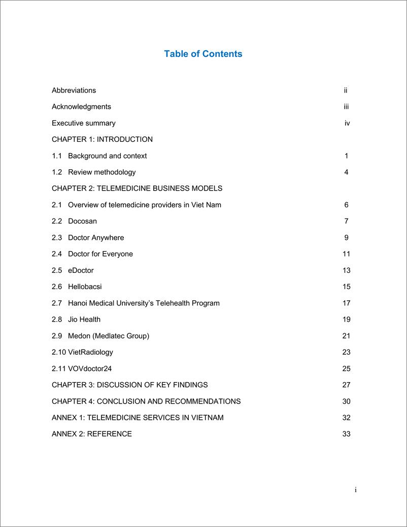 《世界银行-越南远程医疗商业模式综述：发现、挑战和建议（英）-2024.4-46页》 - 第6页预览图