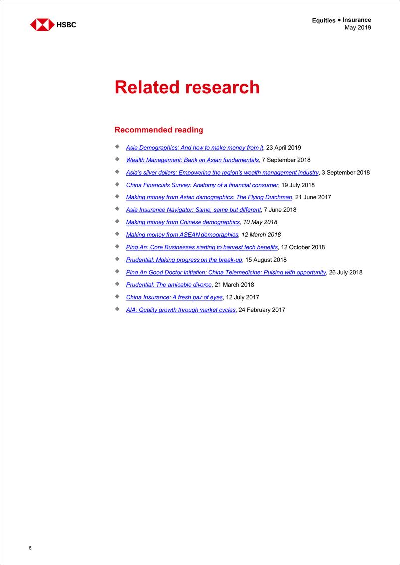 《汇丰银行-全球-保险行业-友邦保险、平安保险和保诚保险研究-2019.5-59页》 - 第8页预览图