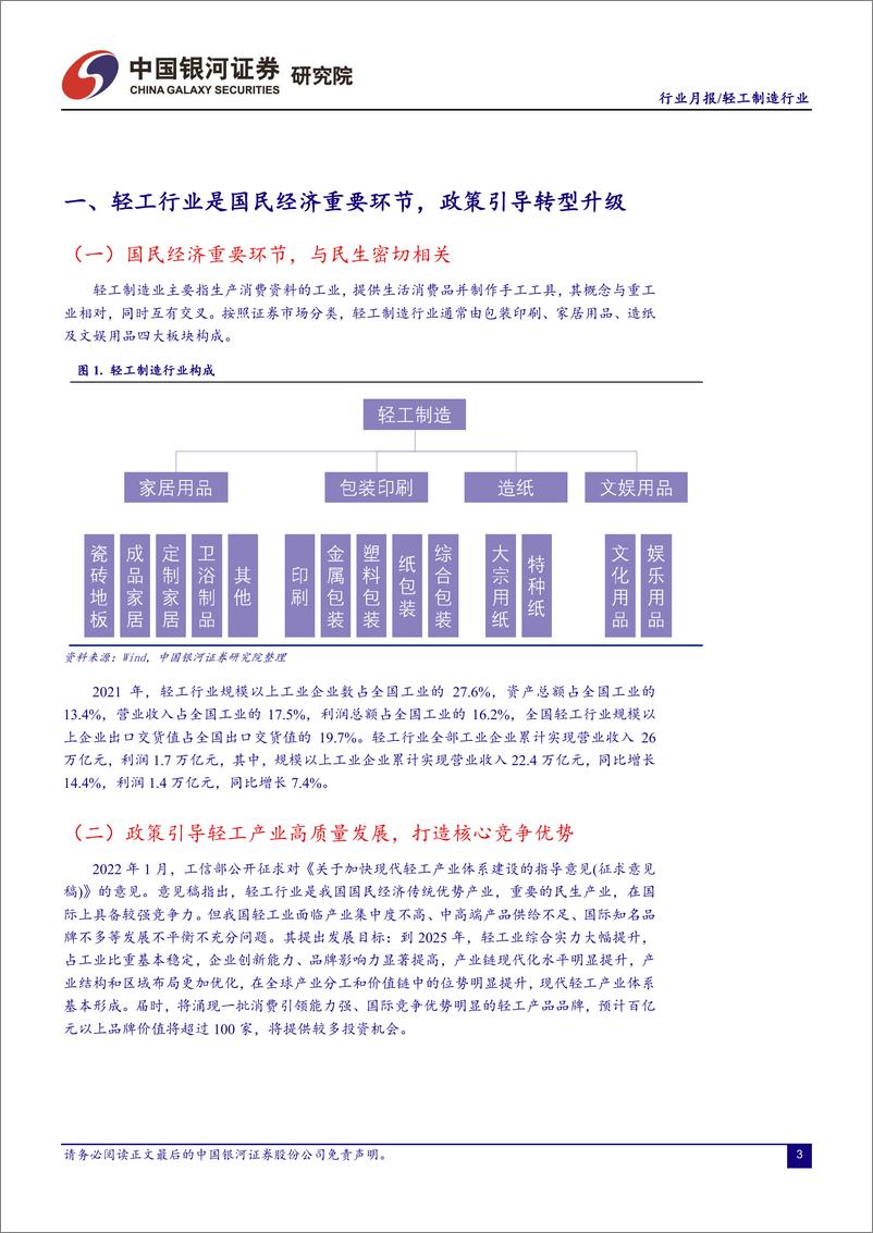 《轻工制造行业月报：稳增长持续发力，家居行业估值修复可期-20220404-银河证券-21页》 - 第5页预览图