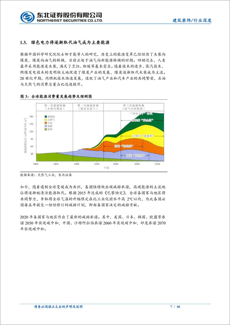 《建筑装饰行业深度报告：双碳引领能源变革，绿电建设尽显投资价值-20220314-东北证券-46页》 - 第8页预览图