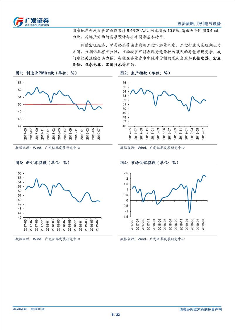 《电气设备行业：工控下游低位波动，关注泛在建设试点进程-20190927-广发证券-22页》 - 第7页预览图