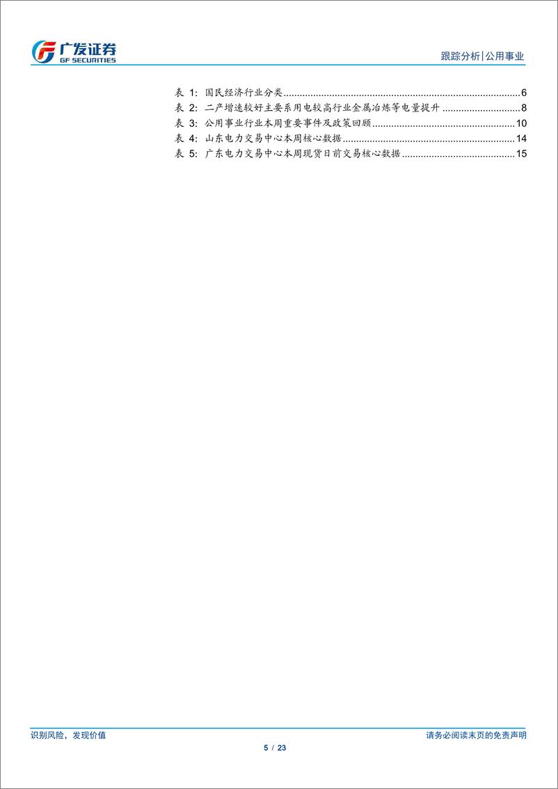 《公用事业行业深度跟踪：煤价稳中有降，火电变与不变-240331-广发证券-23页》 - 第5页预览图