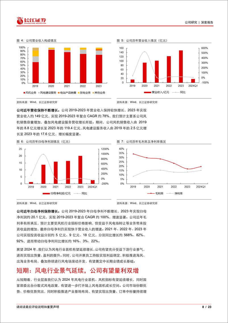 《三一重能(688349)勇冠“三”军，“一”往无前-240718-长江证券-23页》 - 第8页预览图