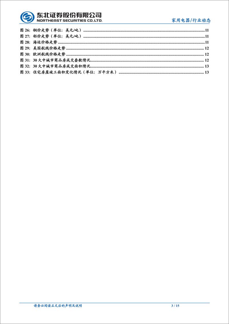 《家用电器行业：高温助推空调销售，原材料价格持续下降-20220718-东北证券-15页》 - 第4页预览图