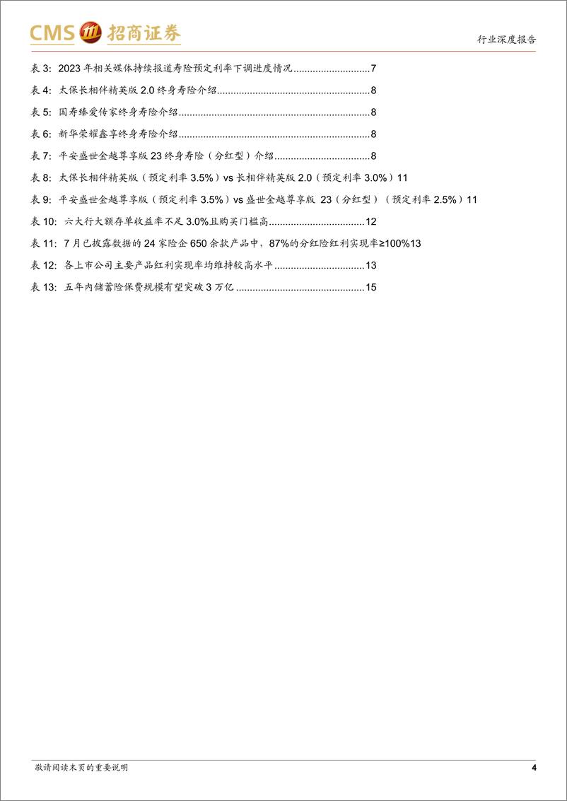 《非银行金融行业预定利率下调后储蓄险销售前景深度分析：保险产品在居民资产配置中的重要性有望持续凸显-20230815-招商证券-18页》 - 第5页预览图