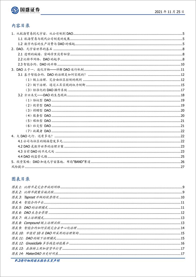 《国盛证券-区块链行业元宇宙（六）：元宇宙的运行之“DAO”-28页》 - 第2页预览图