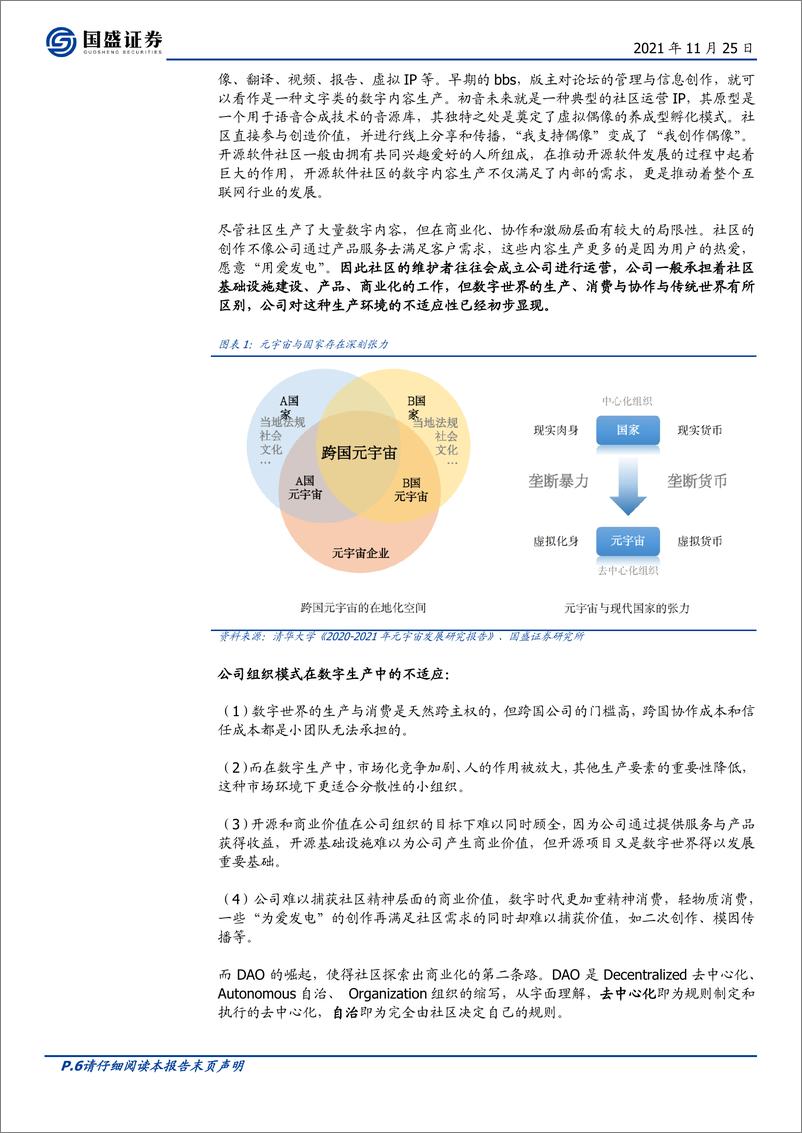 《国盛证券-区块链行业元宇宙（六）：元宇宙的运行之“DAO”-28页》 - 第6页预览图