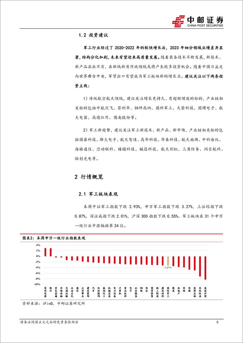 《国防军工行业报告：37家军工上市公司披露半年报，10家业绩实现正增长-240825-中邮证券-13页》 - 第5页预览图