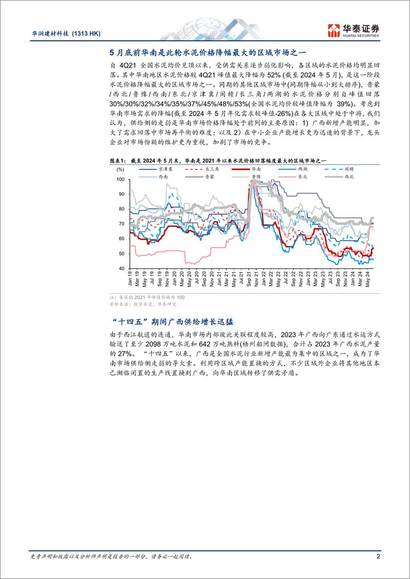 《华润建材科技(1313.HK)供给侧优化，催化盈利和估值修复-240714-华泰证券-11页》 - 第2页预览图