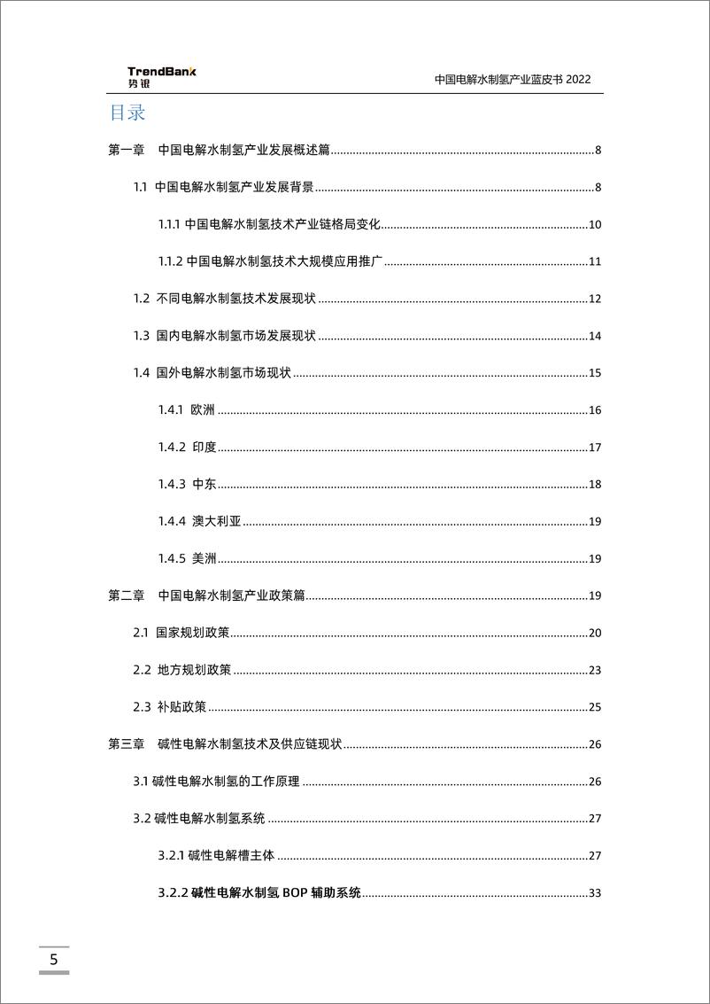 《中国电解水制氢产业蓝皮书2022-88页》 - 第6页预览图