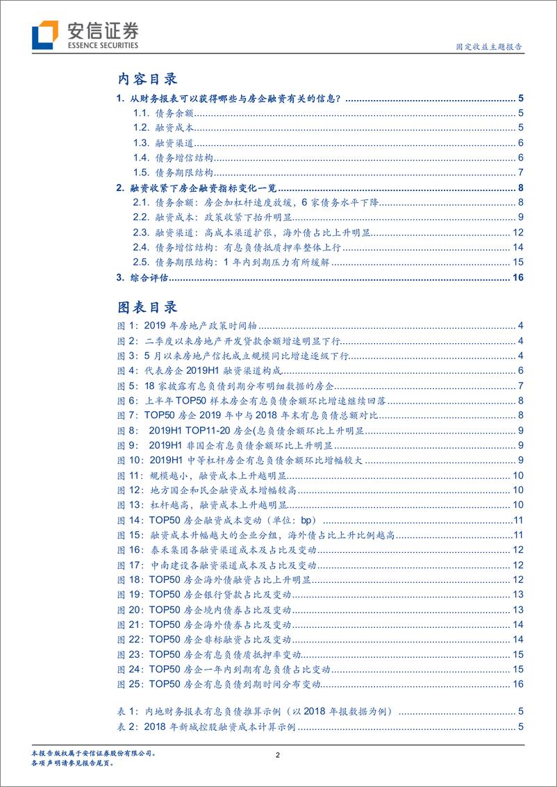 《地产债跟踪研究系列二：透过财务报表看融资收紧对发债房企的影响-20191029-安信证券-19页》 - 第3页预览图