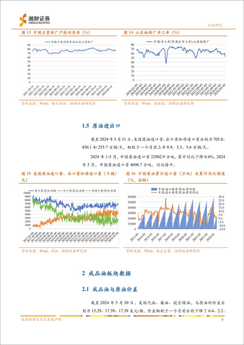 《石油石化行业：OPEC%2b部分条款不及预期引发油价下跌，中长期油价仍有望高位运行-240610-湘财证券-11页》 - 第7页预览图