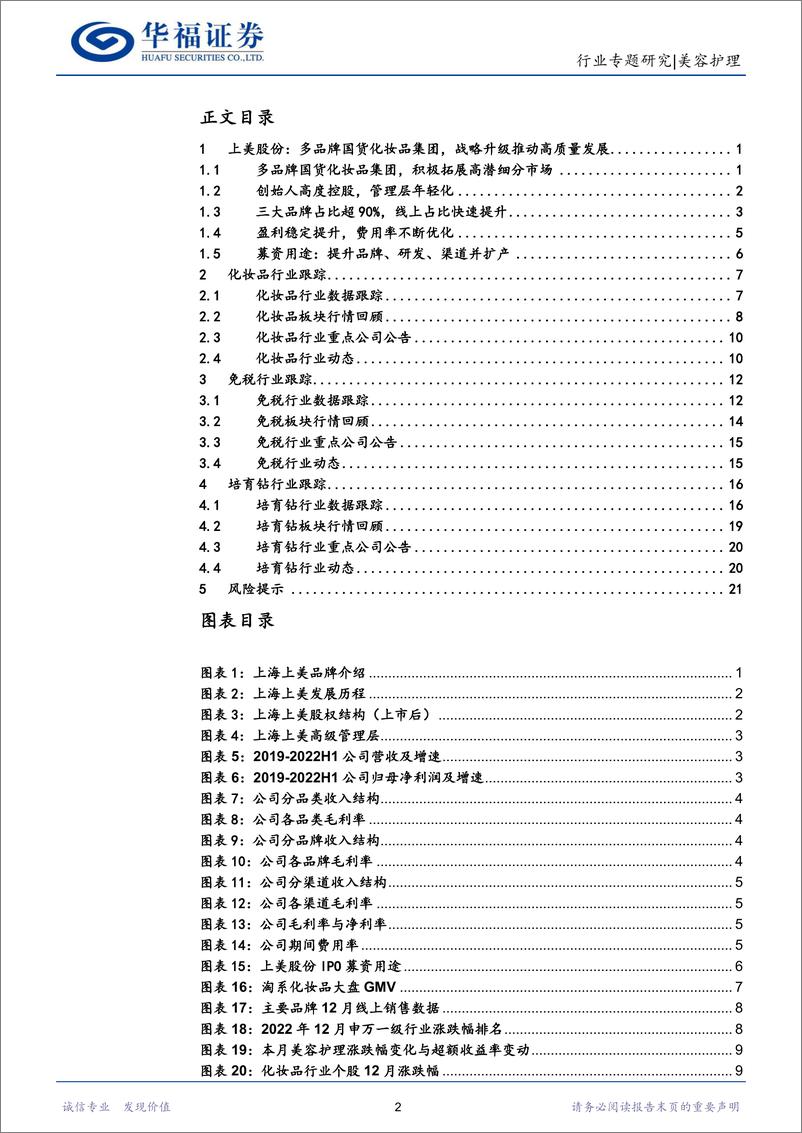 《社服化妆品行业月度专题：上美股份积极践行多品牌战略-20230105-华福证券-25页》 - 第3页预览图