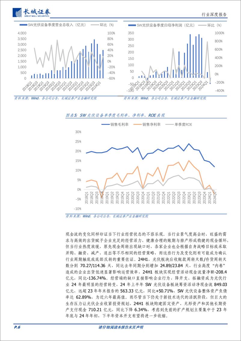 《电力设备及新能源行业24年光伏中报总结：漫漫长夜，曙光初现-240921-长城证券-32页》 - 第6页预览图