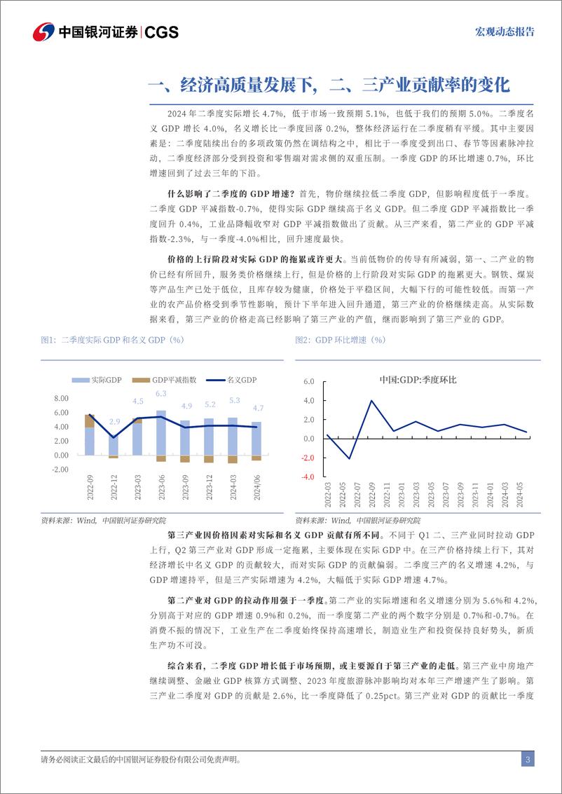 《2024年二季度经济数据分析：托底经济，坚定改革-240715-银河证券-14页》 - 第3页预览图