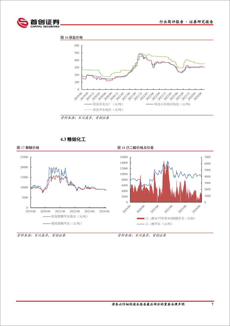 《基础化工行业简评报告：维生素继续领涨，龙佰集团与四川资源集团签订合作协议-240805-首创证券-15页》 - 第8页预览图