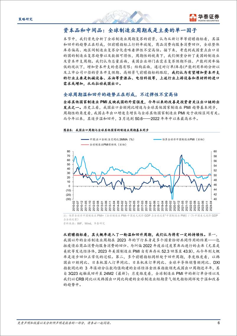 《策略深度研究-如何看待出口链的持续性：周期视角-240515-华泰证券-28页》 - 第6页预览图