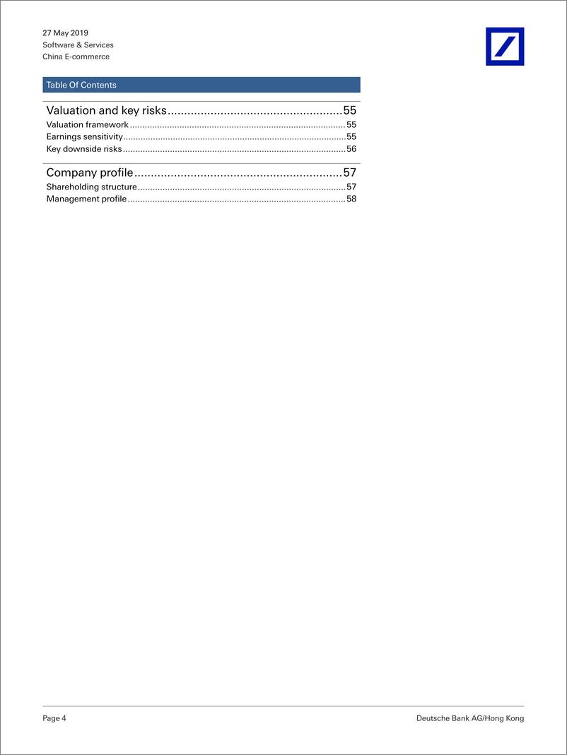 《德银-中国电子商务报告（阿里巴巴、京东、拼多多、唯品会）-2019.5.27-72页》 - 第5页预览图