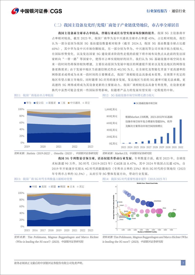 《通信行业出海专题报告：技术%2b成本优势驱动，市占率持续提升-240815-银河证券-34页》 - 第7页预览图