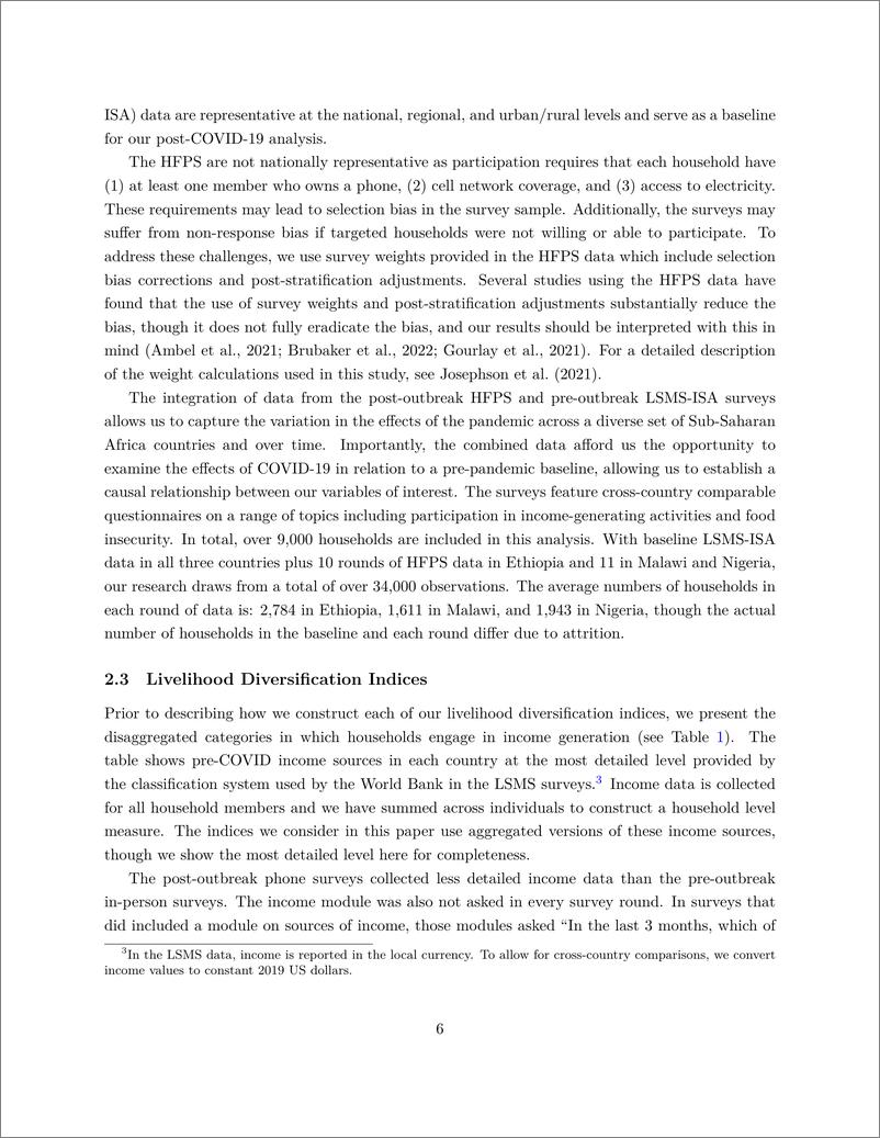 《世界银行-应对还是希望？：新冠肺炎疫情中的生计多样化与粮食不安全（英）-2025.1-58页》 - 第8页预览图