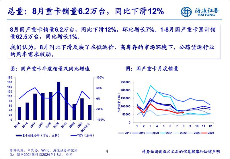 《汽车行业：重卡，以旧换新提供长效机制-241016-海通证券-41页》 - 第5页预览图