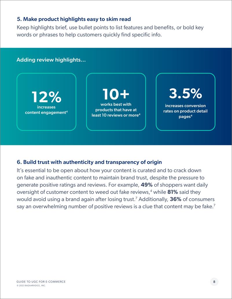 《Bazaarvoice_2023电商UGC营销全攻略_英文版_》 - 第8页预览图