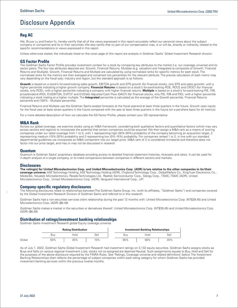 《United Microelectronics Corp. (2303.TW Earnings revie Improving earnings structure to better weather volatility; reiterat...(1)》 - 第7页预览图