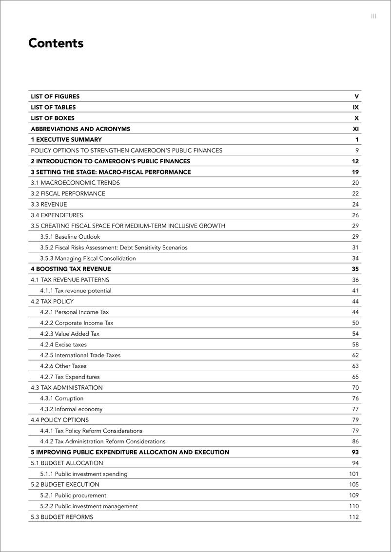 《世界银行-喀麦隆公共财政评论：为实现2035年愿景目标，增加收入，提高支出（英）-2024-248页》 - 第5页预览图