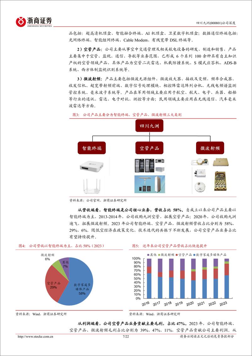 《四川九洲(000801)深度报告：空管设备龙头，低空经济%2b国防信息化双驱动-240816-浙商证券-22页》 - 第8页预览图