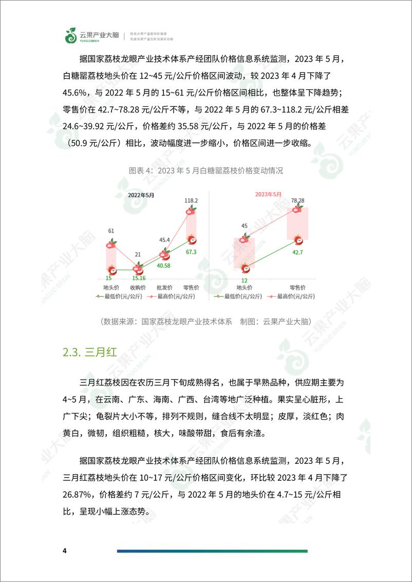 《云果-中国荔枝市场动态监测（2023年5月）-19页》 - 第7页预览图