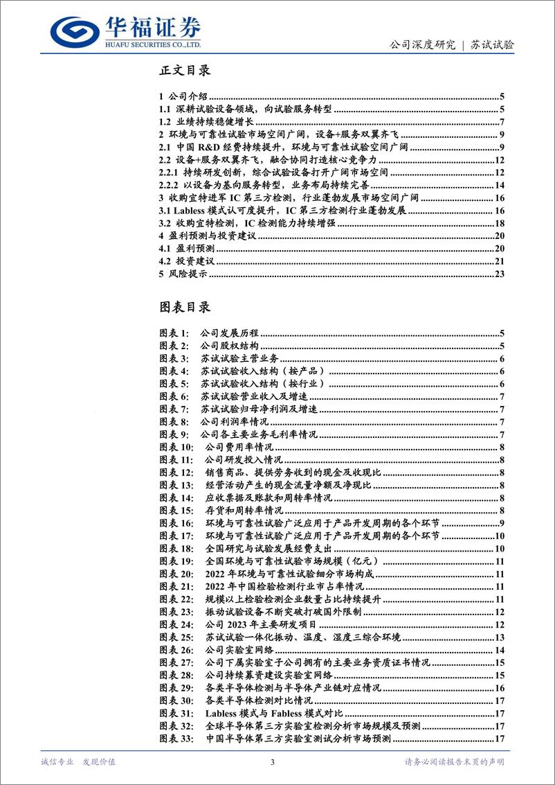 《苏试试验(300416)试验设备%2b环试服务融合共振，IC第三方检测打开新空间-240807-华福证券-25页》 - 第3页预览图