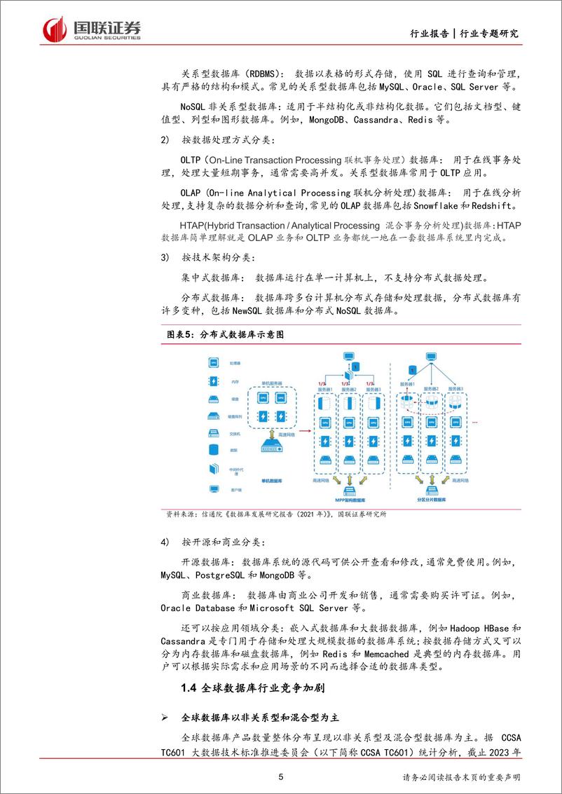 《计算机行业专题研究：多元需求推动数据库行业快速发展》 - 第5页预览图