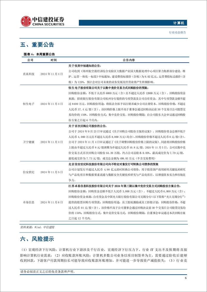 《计算机行业动态：化债力度加大，利好计算机板块-241110-中信建投-11页》 - 第8页预览图