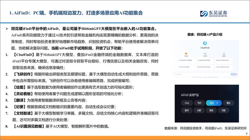 《【AI金融新纪元】系列报告（一）：金融垂类大模型试用体验》 - 第7页预览图