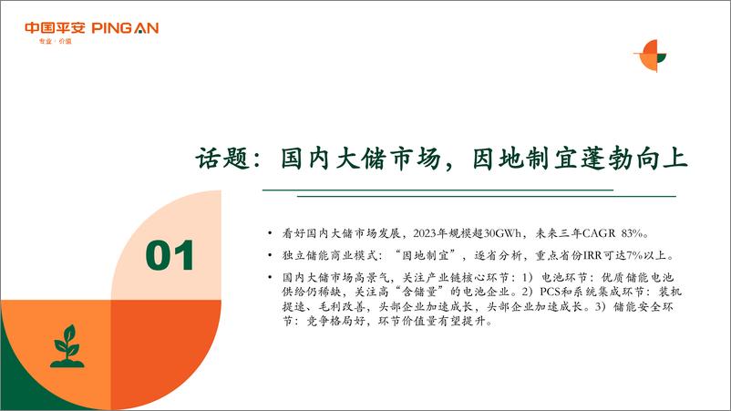 《月酝知风之绿色能源与前瞻性产业2023年2月报：国内大储市场，因地制宜，蓬勃向上-20230228-平安证券-63页》 - 第5页预览图