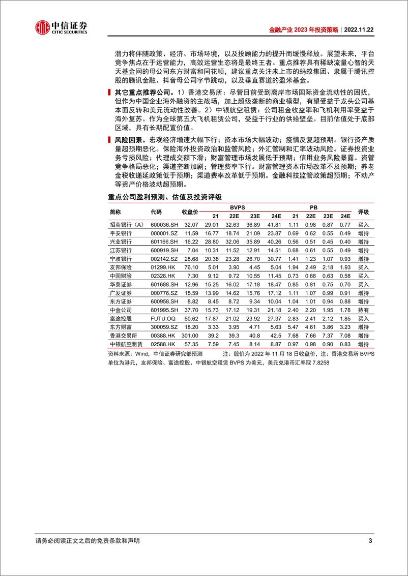 《金融行业产业2023年投资策略：资产端要素再平衡下的金融业-20221122-中信证券-44页》 - 第4页预览图