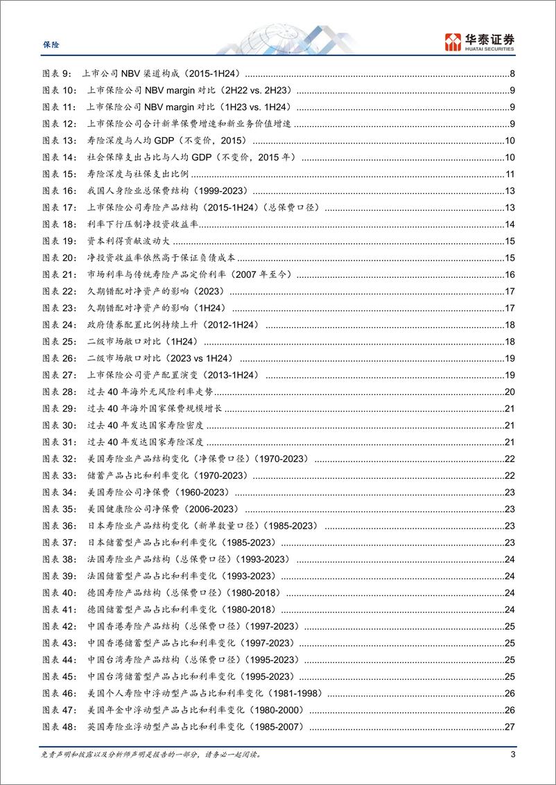 《保险行业年度策略：低利率时代的寿险销售-241112-华泰证券-37页》 - 第3页预览图