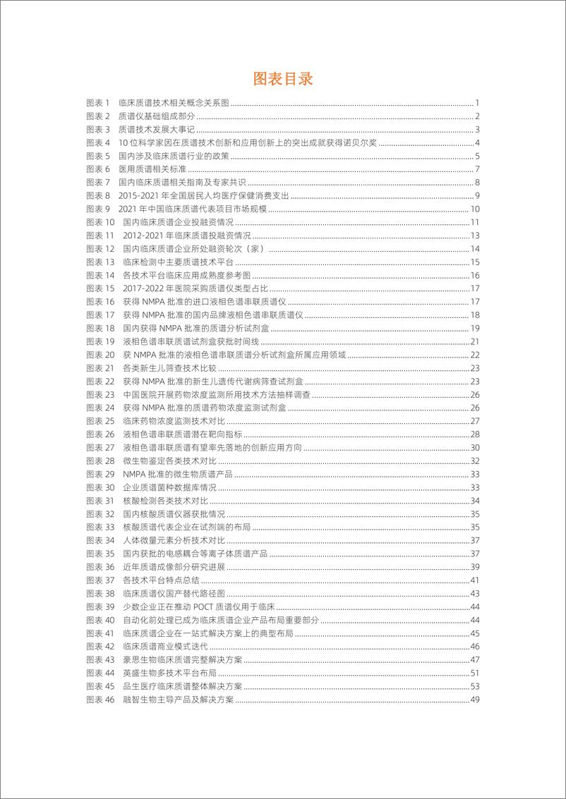 《临床质谱行业白皮书：NGS之后精准医疗新方向，七大技术加速临床质谱国产化-60页》 - 第5页预览图