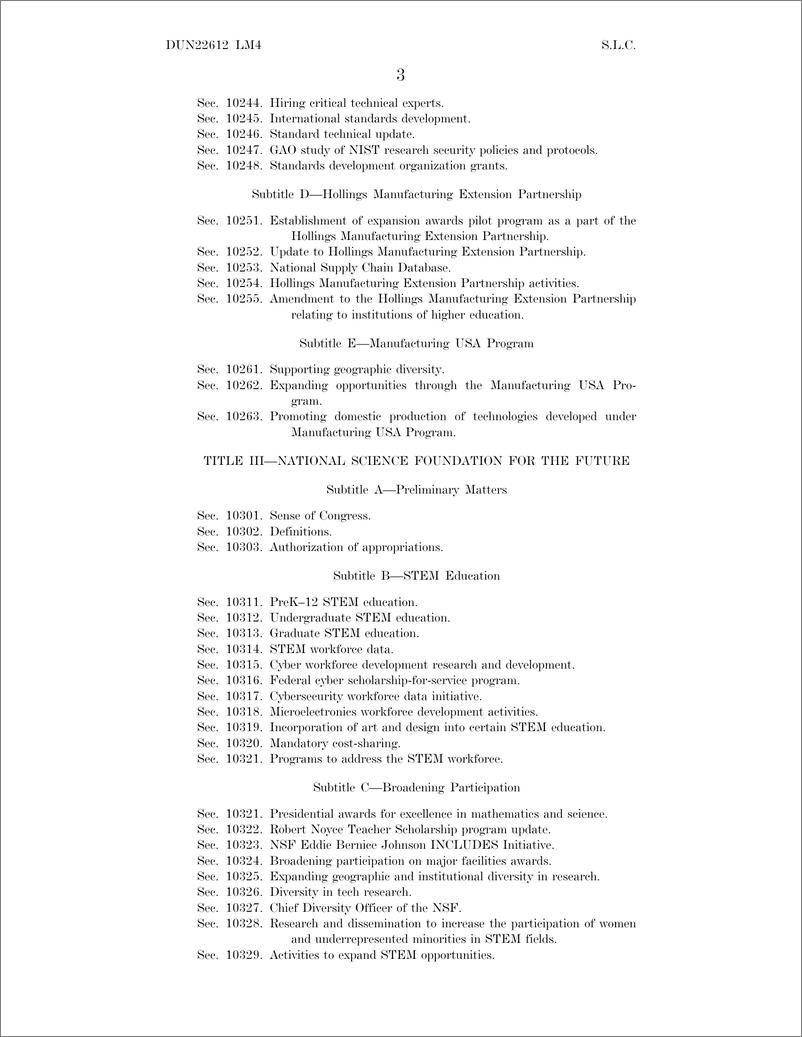 美国2022年《芯片和科学法案》全文（英）-SLC-2022-1054页 - 第4页预览图