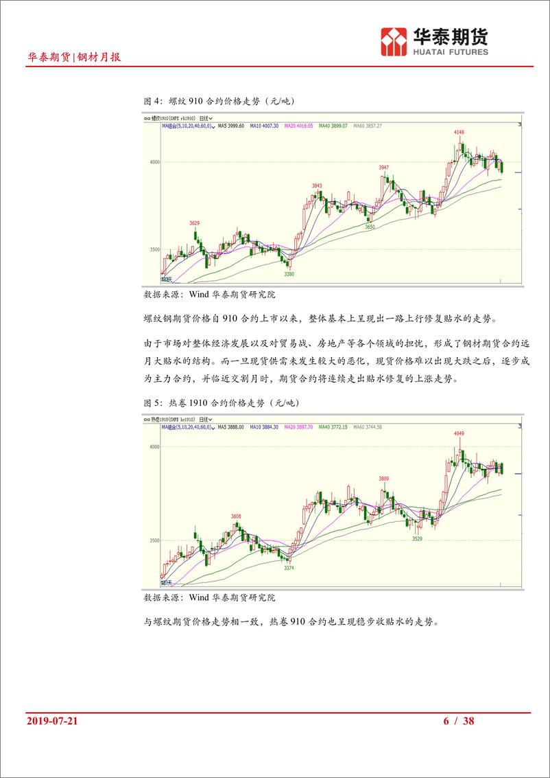 《钢材月报：库存增加限产加严，多空交织并不悲观-20190721-华泰期货-38页》 - 第7页预览图