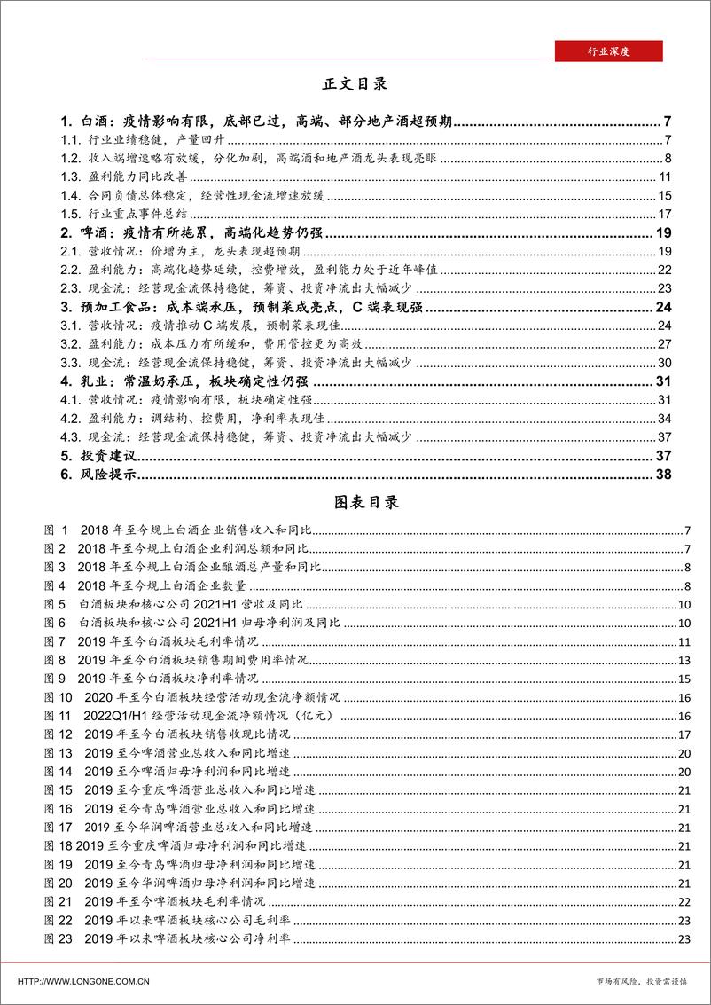 《食品饮料行业中报总结：不畏浮云遮望眼，预期底部，复苏可期-20220905-东海证券-39页》 - 第5页预览图