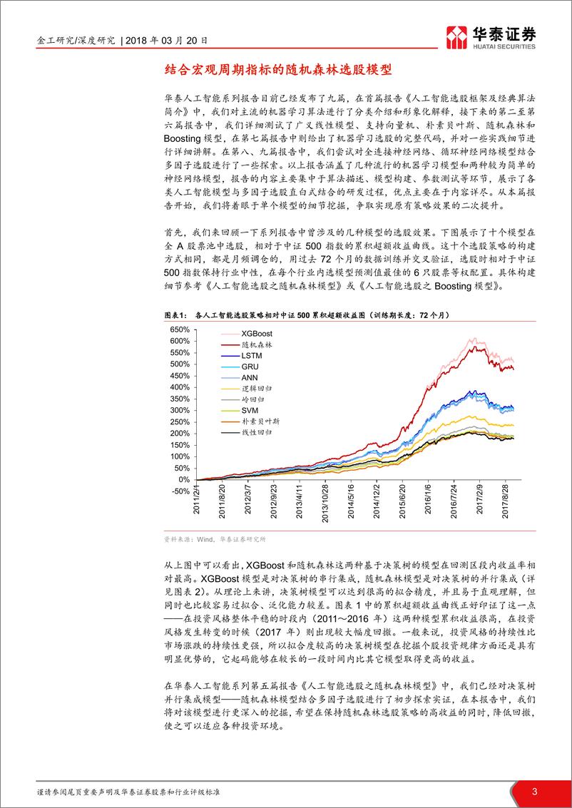 《华泰证券-华泰人工智能系列之十_宏观周期指标应用于随机森林选股》 - 第3页预览图