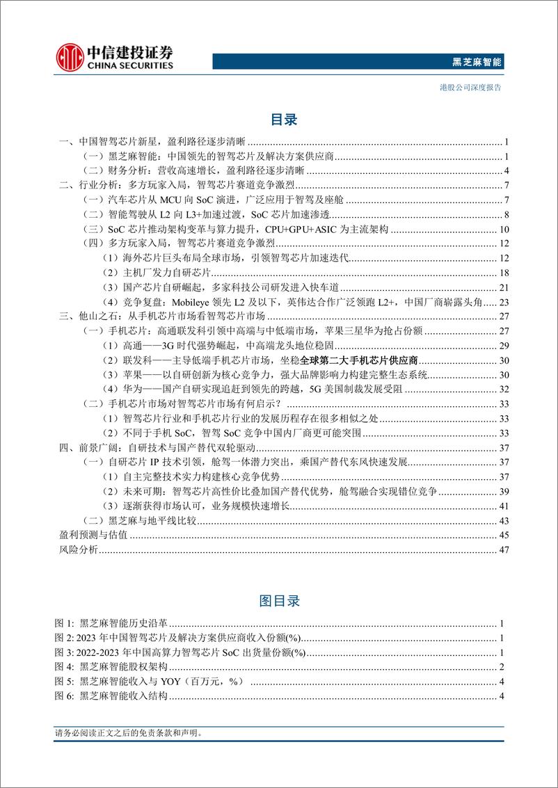 《黑芝麻智能(2533.HK)中国智驾芯片新星，自研技术领先叠加国产替代趋势引领快速发展-241218-中信建投-54页》 - 第3页预览图