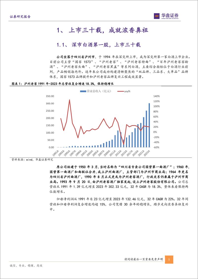 《泸州老窖(000568)公司深度报告：浓香鼻祖壮志凌云，三大品系交替发力-241215-华鑫证券-53页》 - 第5页预览图